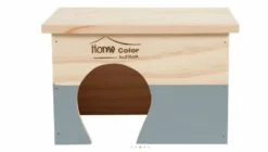 Zolux Maison Bois Home Gris Pour Rongeurs Taille M